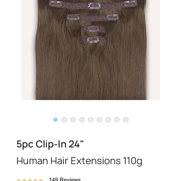 Zala Chestnut Brown Clip in Extensions - Picture 1 of 4